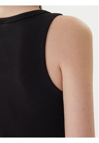 Hugo Top Datamia 50514489 Czarny Slim Fit. Kolor: czarny. Materiał: bawełna #5