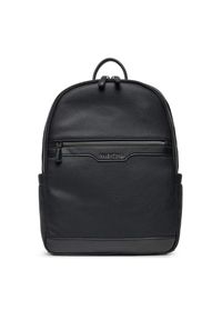Valentino by Mario Valentino - VALENTINO Czarny plecak Efeo Backpack. Kolor: czarny. Materiał: skóra ekologiczna. Styl: elegancki #6