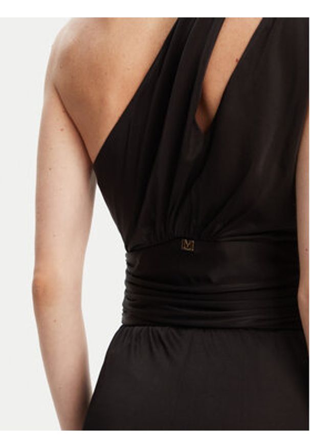 Marciano Guess Sukienka wieczorowa 5YGK05 6334A Czarny Regular Fit. Kolor: czarny. Materiał: wiskoza. Styl: wizytowy