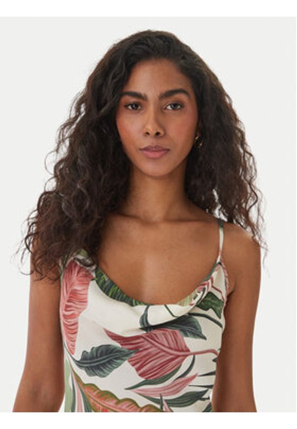 Guess Sukienka koktajlowa W6GK94 W2266 Kolorowy Regular Fit. Materiał: wiskoza. Wzór: kolorowy. Styl: wizytowy