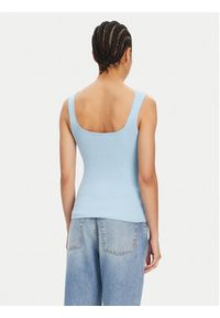 Vero Moda Top Willow 10326450 Niebieski Slim Fit. Kolor: niebieski. Materiał: wiskoza #4