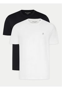 Marc O'Polo Komplet t-shirtów 520 2058 09102 Kolorowy Regular Fit. Typ kołnierza: polo. Materiał: bawełna. Wzór: kolorowy #1