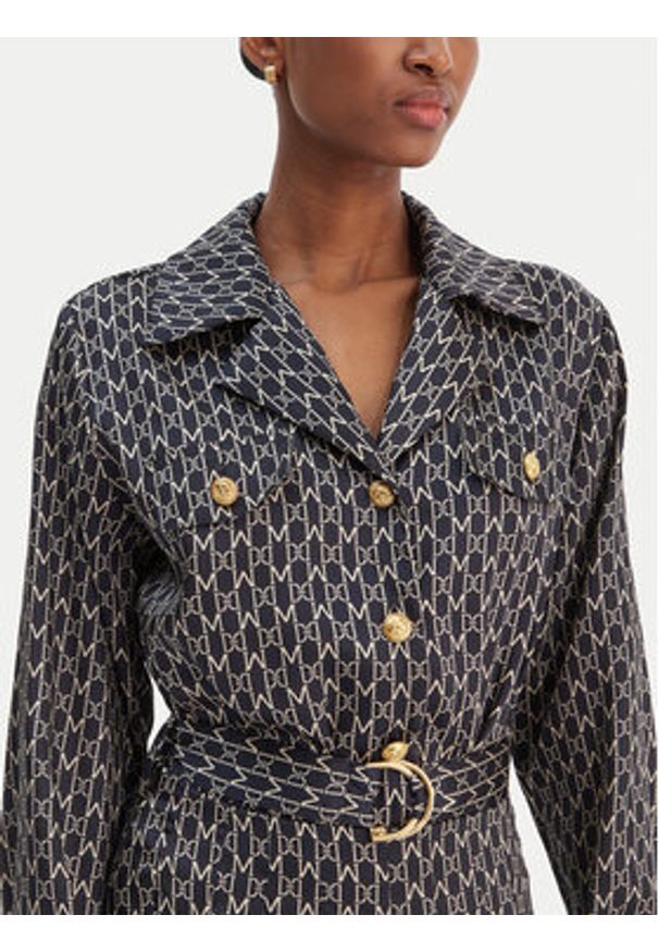 Marciano Guess Sukienka codzienna 6RGK30 7435A Czarny Regular Fit. Okazja: na co dzień. Kolor: czarny. Materiał: syntetyk. Typ sukienki: proste. Styl: casual