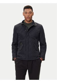 Barbour Kurtka przejściowa Powell MQU0281NY71 Granatowy Slim Fit. Kolor: niebieski. Materiał: syntetyk