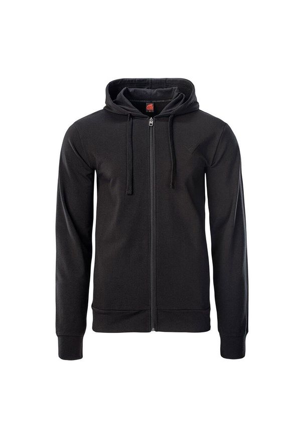 Iguana - Męska Bluza Z Kapturem Harper Full Zip. Typ kołnierza: kaptur. Kolor: czarny. Styl: sportowy