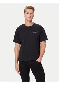 Versace Jeans Couture T-Shirt 79GAHE10 CJ00E Czarny Regular Fit. Kolor: czarny. Materiał: bawełna #1