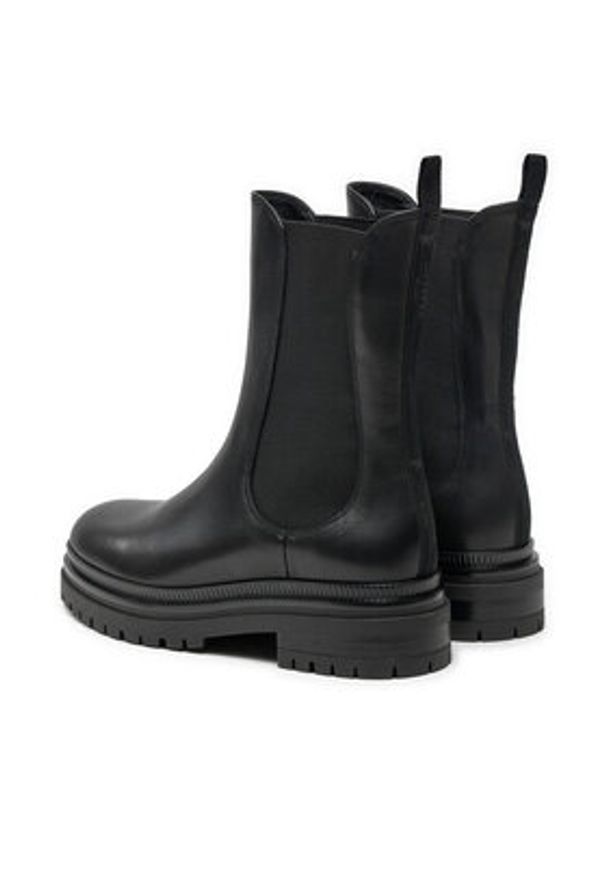 Weekend Max Mara Sztyblety Livrea 24257960346 Czarny. Kolor: czarny. Materiał: skóra