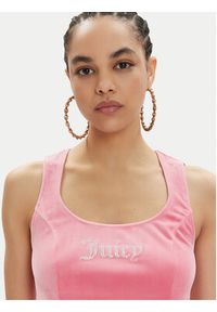 Juicy Couture Top Camina JCWCT23305 Różowy Slim Fit. Kolor: różowy. Materiał: syntetyk #2
