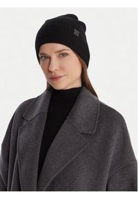 Calvin Klein Czapka Emblem LV04D8013G Czarny. Kolor: czarny. Materiał: kaszmir