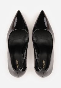 Born2be - Czarne Klasyczne Szpilki VICES z Lakierowanym Połyskiem Divenia. Okazja: na co dzień, na randkę, na ślub cywilny, na wesele. Kolor: czarny. Materiał: lakier. Obcas: na szpilce. Styl: klasyczny #7