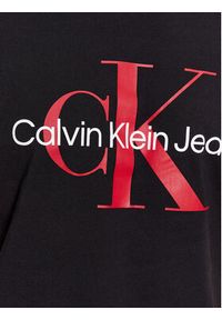 Calvin Klein Jeans T-Shirt J30J320935 Czarny Slim Fit. Kolor: czarny. Materiał: bawełna