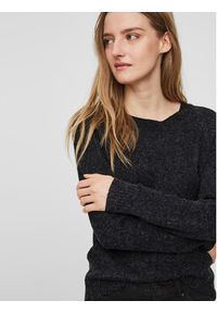 Vero Moda Sweter 10201022 Czarny Regular Fit. Kolor: czarny. Materiał: syntetyk #5
