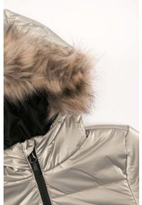 Lemon Explore kurtka narciarska dziecięca kolor biały. Typ kołnierza: kaptur. Kolor: biały. Materiał: futro. Sport: narciarstwo #9