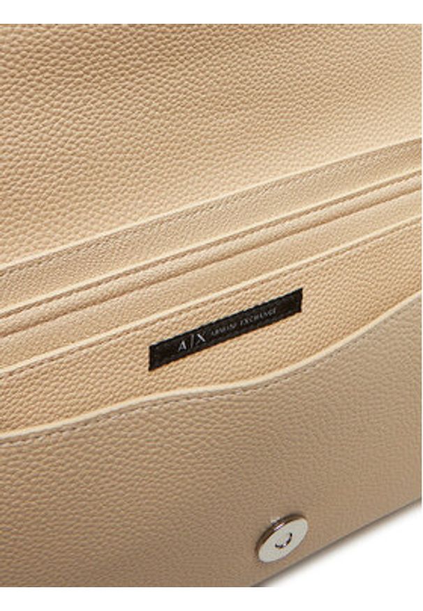 Armani Exchange Torebka 942912 CC783 U1092 Beżowy. Kolor: beżowy. Materiał: skórzane