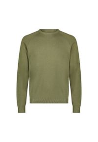 Lee - LEE MĘSKI SWETER CLEAN RAGLAN SWEATER MERCANTILE GREEN 112355673. Długość rękawa: raglanowy rękaw #4