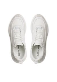 Calvin Klein Sneakersy Flexi Runner Lace Up-Nano Mn Mix HW0HW01581 Biały. Kolor: biały. Materiał: materiał