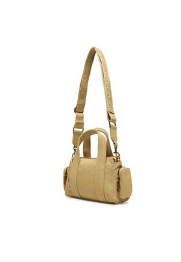 Calvin Klein Torebka Webbing Strap Canvas Pocket Bag LV04F3464G Beżowy. Kolor: beżowy