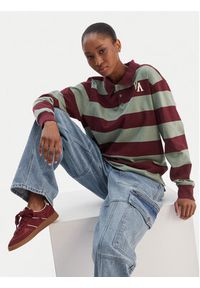 RVCA Polo 23B033507 Kolorowy Relaxed Fit. Typ kołnierza: polo. Materiał: bawełna. Wzór: kolorowy #5