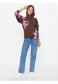 Champion Bluza Hooded Sweatshirt 116753 Różowy Regular Fit. Kolor: różowy. Materiał: bawełna #4