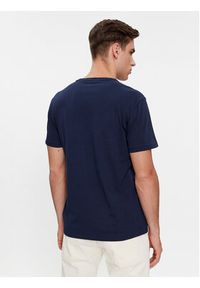 Polo Ralph Lauren T-Shirt 710853310025 Granatowy Slim Fit. Typ kołnierza: polo. Kolor: niebieski. Materiał: bawełna