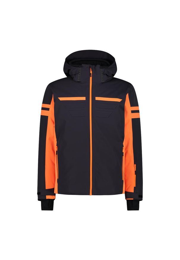 Kurtka męska narciarska CMP 34W4747. Kolor: czarny. Sezon: zima. Styl: wakacyjny