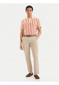 TOMMY HILFIGER - Tommy Hilfiger Sweter MW0MW42770 Kremowy Regular Fit. Kolor: kremowy. Materiał: bawełna #4