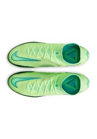 Buty piłkarskie Nike Phantom Gt Elite Dynamic Fit Fg M CW6589 303 wielokolorowe zielone. Nosek buta: otwarty. Zapięcie: sznurówki. Kolor: wielokolorowy. Materiał: skóra. Szerokość cholewki: normalna. Sport: piłka nożna #5