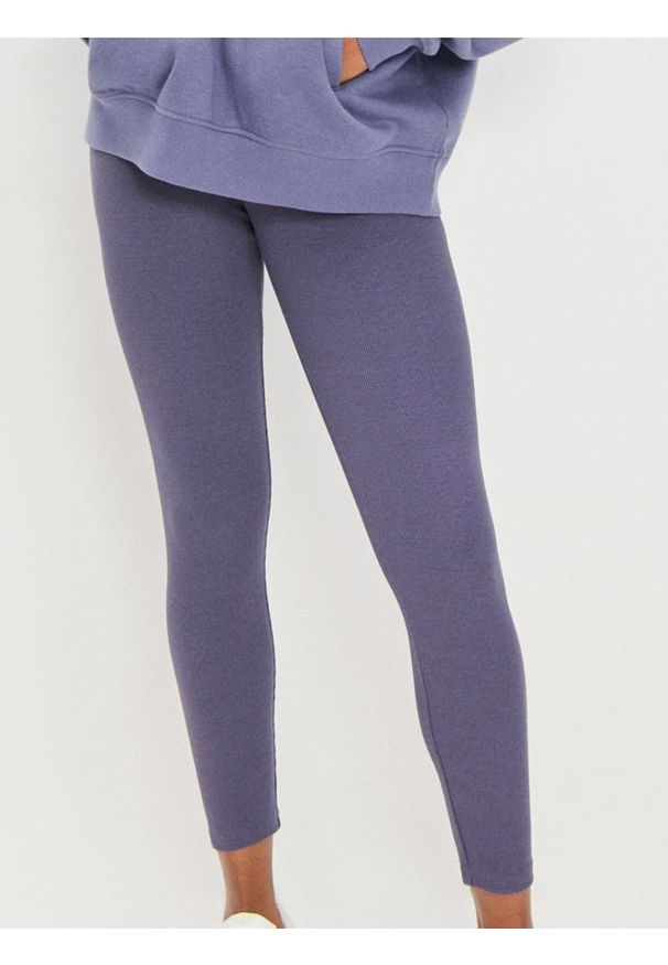 Sinsay - Legginsy - niebieski. Kolor: niebieski
