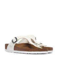 Japonki damskie Birkenstock 745531. Kolor: biały. Materiał: materiał, skóra, syntetyk
