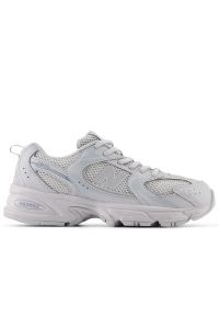 Buty dziecięce New Balance GR530TBA - szare. Okazja: na co dzień. Kolor: szary. Materiał: guma, materiał, syntetyk. Szerokość cholewki: normalna