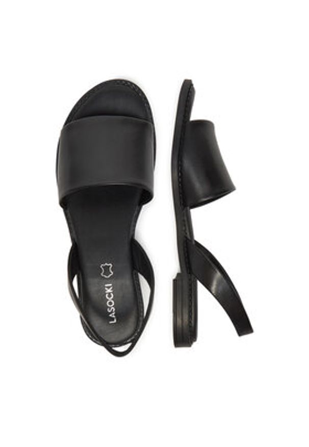 Lasocki Sandały CEO-EST-AFIONA-17 Czarny. Kolor: czarny. Materiał: skóra