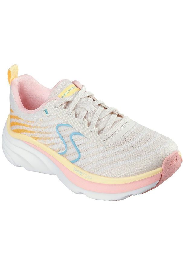 skechers - Adidasy Skechers D'lux Vapor - Cool B, Kobiety. Kolor: biały. Materiał: materiał. Sport: fitness