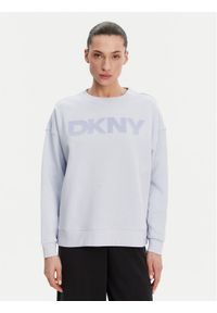 DKNY Bluza DP5T1140 Błękitny Regular Fit. Kolor: niebieski. Materiał: bawełna