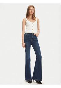 Guess Top W5YR10 Z0130 Biały Regular Fit. Kolor: biały. Materiał: syntetyk #5