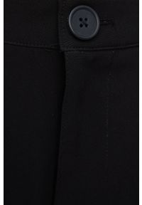 Noisy may - Noisy May spodnie damskie kolor czarny proste high waist. Okazja: na co dzień. Stan: podwyższony. Kolor: czarny. Materiał: tkanina. Styl: casual #3