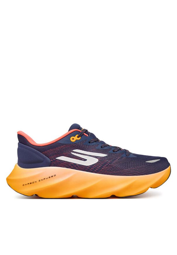 skechers - Skechers Buty do biegania Aero Burst 246210/NVOR Granatowy. Kolor: niebieski. Materiał: materiał