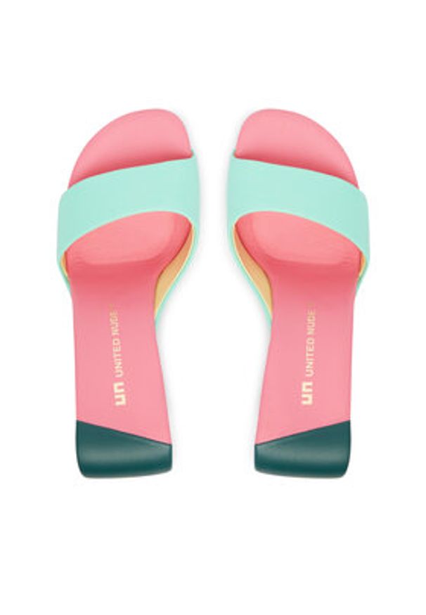 United Nude Klapki Mobius Hi 1000197816 Zielony. Kolor: zielony. Materiał: skóra