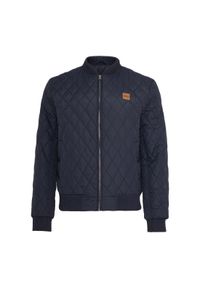 Urban Classics - Urban classic diamond nylon parka. Okazja: na co dzień. Kolor: czarny. Materiał: nylon. Sezon: zima. Styl: casual #1