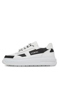 Iceberg Sneakersy Comb IU154507 Biały. Kolor: biały. Materiał: skóra #5