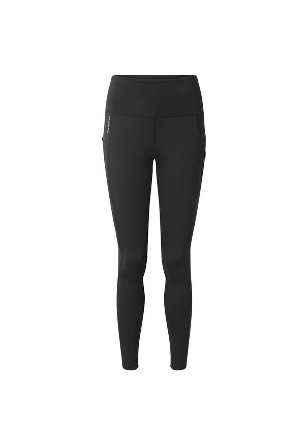 CRAGHOPPERS - Damskie legginsy termiczne Craghoppers Kiwi Pro. Kolor: czarny. Sport: fitness