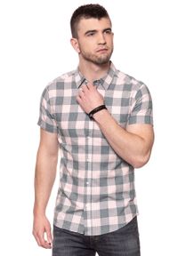 Wrangler - KOSZULA MĘSKA KRÓTKI RĘKAW WRANGLER SS 1PKT SHIRT ROSE SHADOW W5881OYS8 112129603. Materiał: bawełna. Długość rękawa: krótki rękaw. Długość: krótkie #7