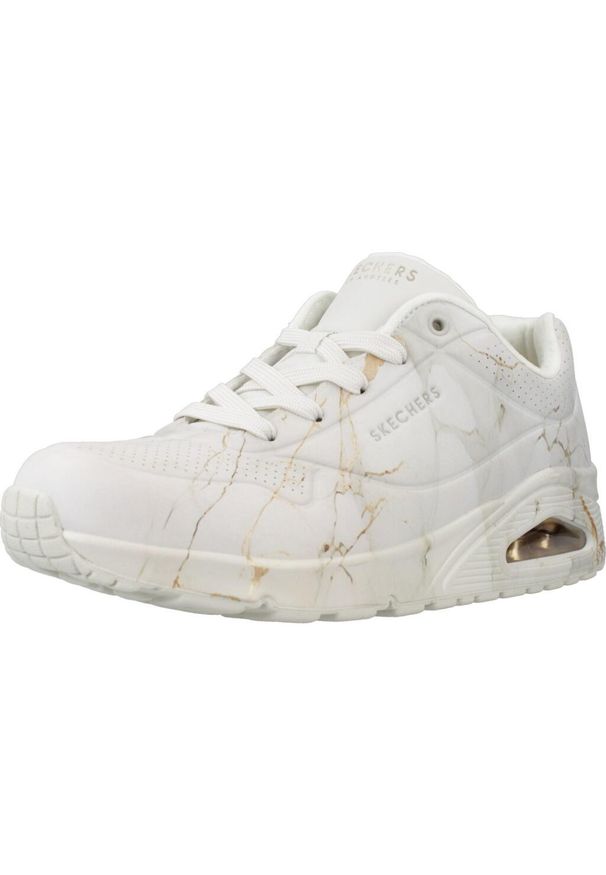 skechers - Buty SKECHERS 155584S UNO Biały. Kolor: biały. Materiał: materiał, syntetyk. Sport: turystyka piesza