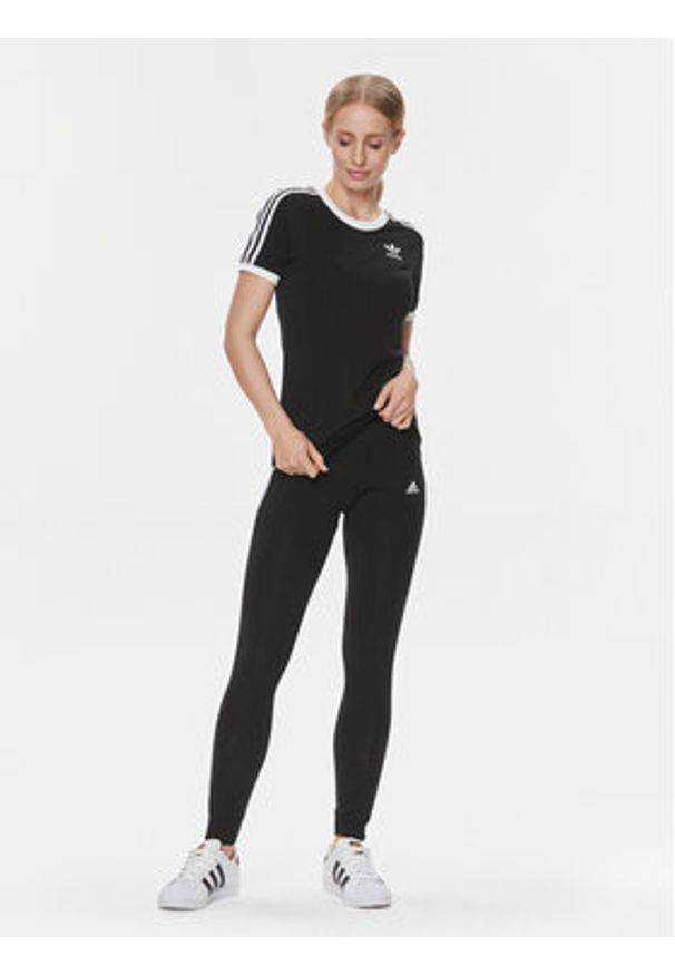 Adidas - adidas T-Shirt adicolor Classics 3-Stripes GN2900 Czarny Regular Fit. Kolor: czarny. Materiał: bawełna