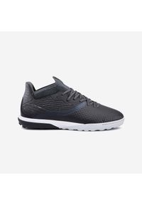 KIPSTA - Buty do piłki nożnej Kipsta Viralto III 3D Airmesh Turf TF. Kolor: czarny, szary, wielokolorowy, fioletowy. Materiał: kauczuk, dzianina, mesh, zamsz. Szerokość cholewki: normalna. Sport: piłka nożna