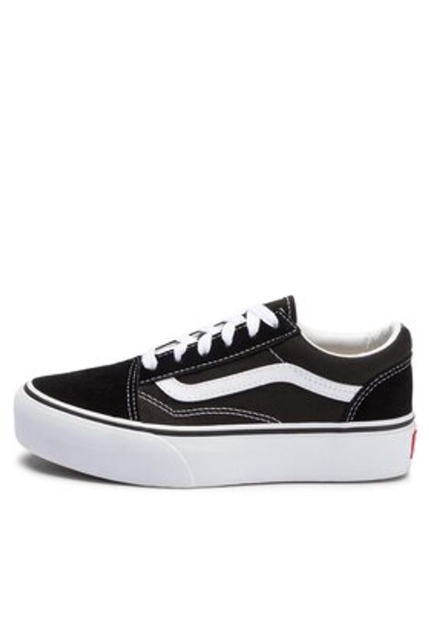 Vans Tenisówki Old Skool Platfor VN0A3TL36BT1 Czarny. Kolor: czarny. Materiał: zamsz, skóra
