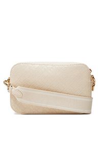 TOMMY HILFIGER - Tommy Hilfiger Torebka Th Distinct Camera Bag Mono AW0AW17221 Beżowy. Kolor: beżowy. Materiał: skórzane