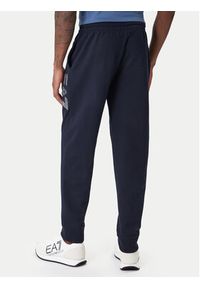 EA7 Emporio Armani Spodnie dresowe 7M001316 AF13512 UB102 Granatowy Regular Fit. Kolor: niebieski. Materiał: bawełna #4