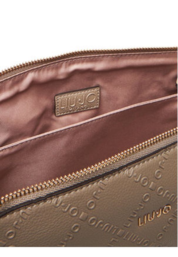 Liu Jo Torebka Ecs S Crossbody AF5072 E0538 Beżowy. Kolor: beżowy. Materiał: skórzane