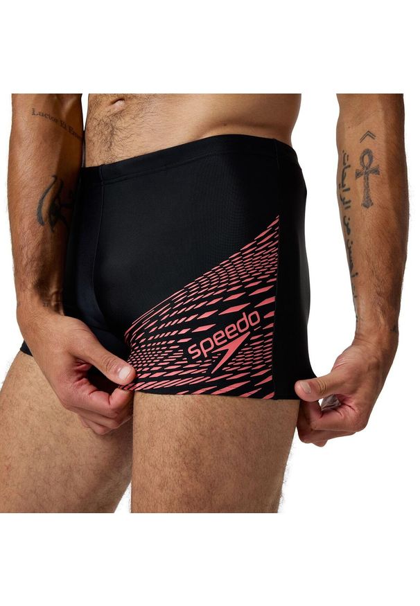 Kąpielówki męskie spodenki kąpielowe Speedo Medley Logo. Kolor: czerwony, wielokolorowy, czarny