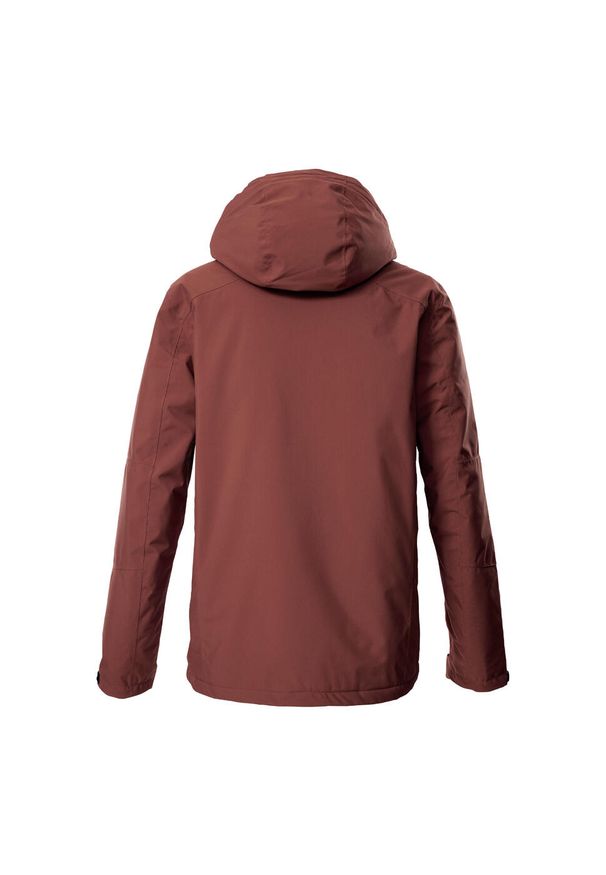 Kurtka z kapturem Killtec KOW 90. Typ kołnierza: kaptur. Kolor: czerwony. Sport: turystyka piesza